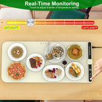 Load image into Gallery viewer, 2 Size Optional Silicone Food Warming Mat With 9 Temperature Levels 6Hrs Timer Child Lock Auto Shut Off Roll-Up Electric Warming Tray For Party Buffet Gathering Daily Use 8S Fast And Even Heating