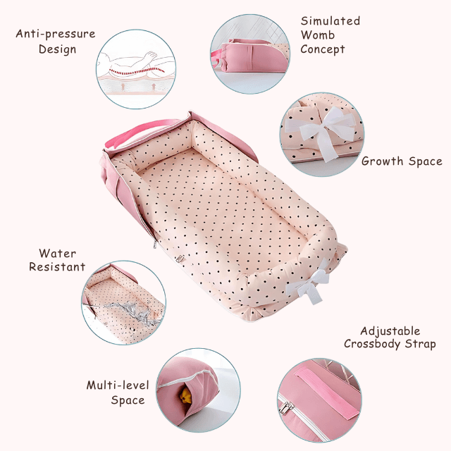 Frolic-Duo™ 2-in-1 crib and diaper bag