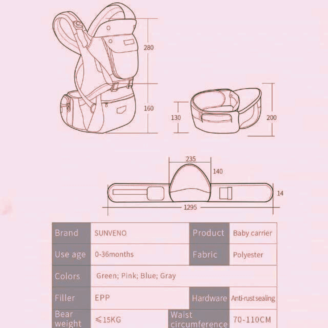 Frolic-Go™ Summer Baby Carrier