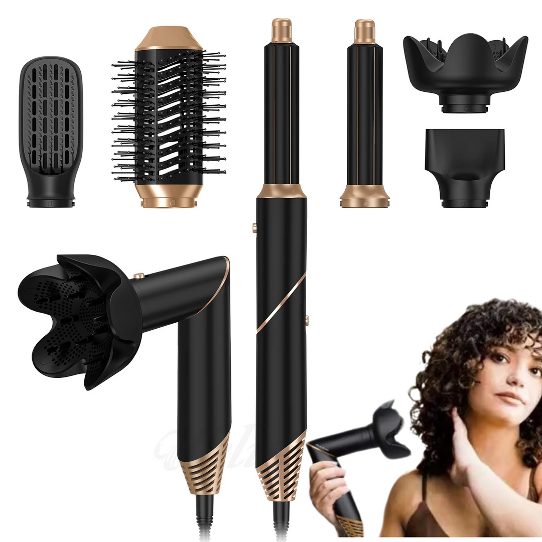 GLAM-GIRL™ 6 In 1 Hair Dryer Set