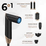 Load image into Gallery viewer, GLAM-GIRL™ 6 In 1 Hair Dryer Set