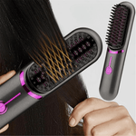 Load image into Gallery viewer, SLEEK-WAVE™ Cordless Hair Straightener Brush