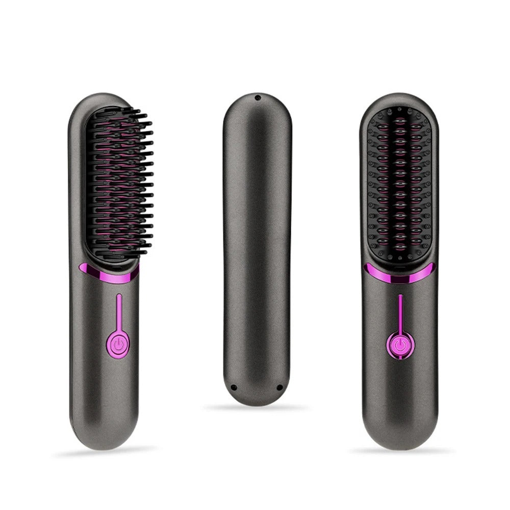 SLEEK-WAVE™ Cordless Hair Straightener Brush