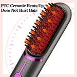 Load image into Gallery viewer, SLEEK-WAVE™ Cordless Hair Straightener Brush