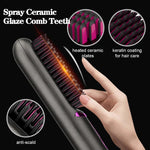 Load image into Gallery viewer, SLEEK-WAVE™ Cordless Hair Straightener Brush